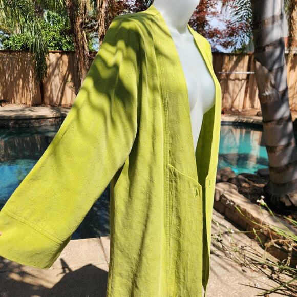 Chartreuse vintage lightwieght jacket - Picture 2 of 5